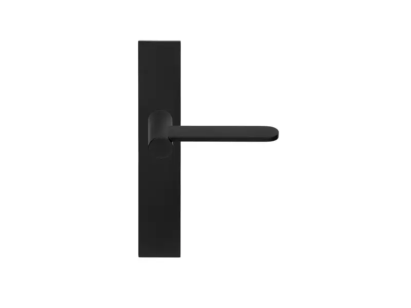 Deurkruk Zwart Bertram Beerbaum Tense op blind deurschild BB102P236SFC